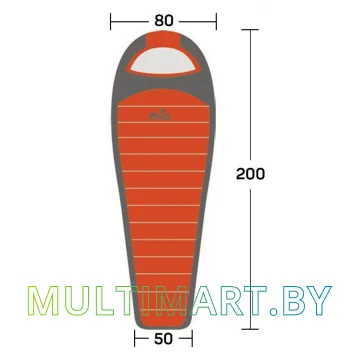 Спальный мешок TRAMP Oimyakon T-Loft Compact TRS-048C (правая молния) картинка 9